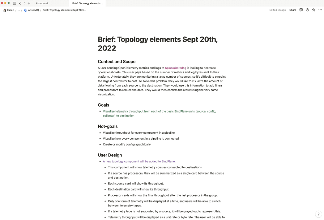 BindPlane — Project brief